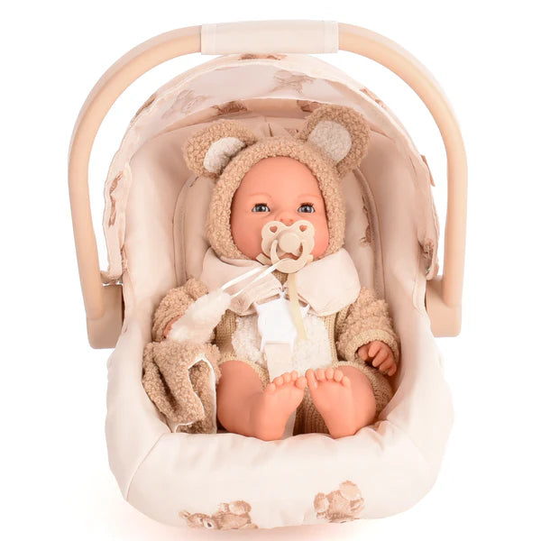 Roma Teddy Doll - Cries with Dummy 37cm