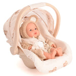 Roma Teddy Doll - Cries with Dummy 37cm