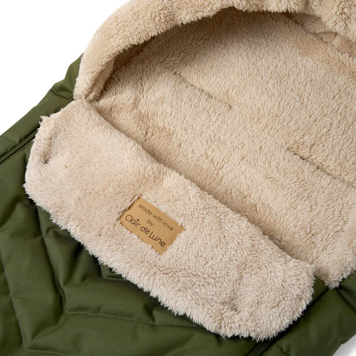 Clair De Lune Snug Universal Pushchair Footmuff - Forest Green