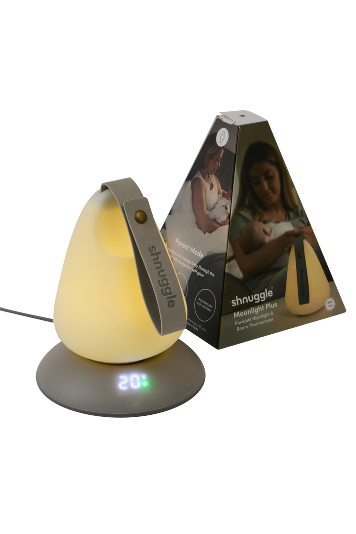 Shnuggle Moonlight Plus Nightlight with Digital Room Temperature Display
