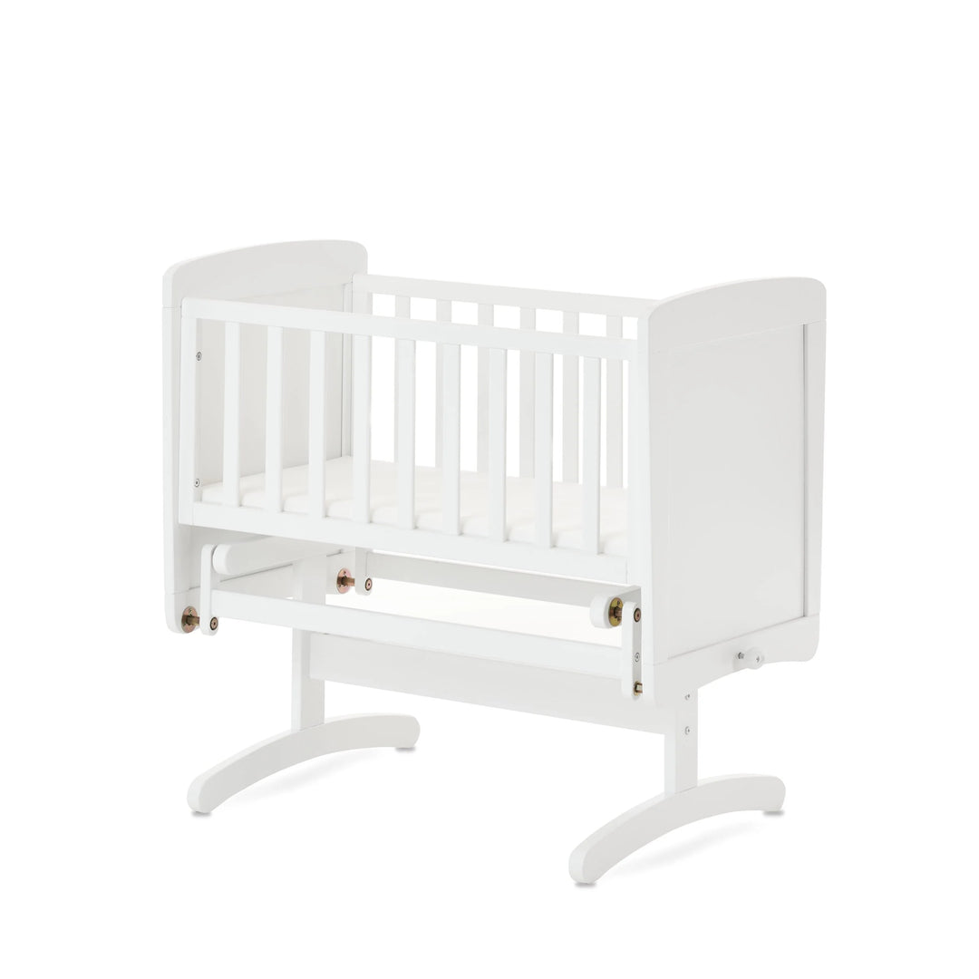 Obaby Gliding Crib and Mattress - White