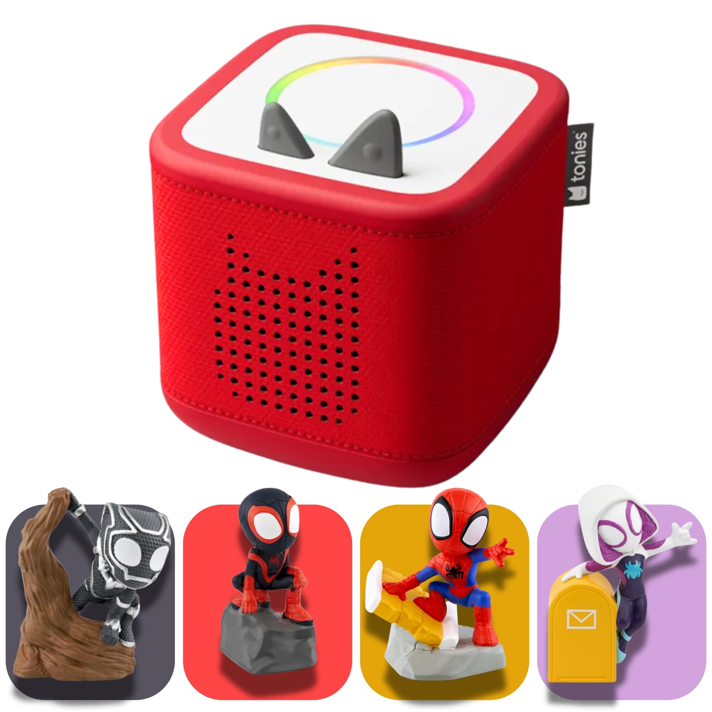 tonies Spiderman Bundle – toniebox 2 Gift Set (Choose Your Box Colour)