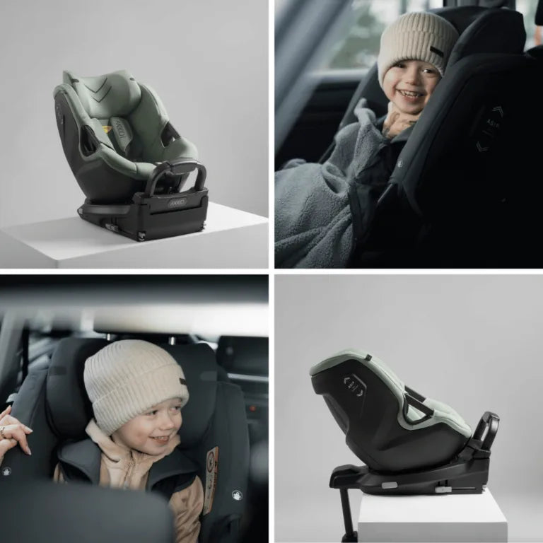 Axkid Spinkid 2 Spin Car Seat - Nordic Bloom Green