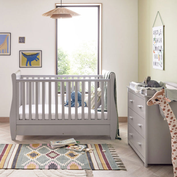 Babymore Stella 3 Piece Nursery Room Set – Grey