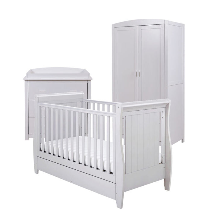 Babymore Stella 3 Piece Nursery Room Set – Grey