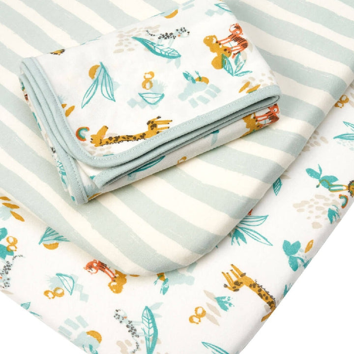 Tutti Bambini Bedside Crib Starter Pack - Run Wild