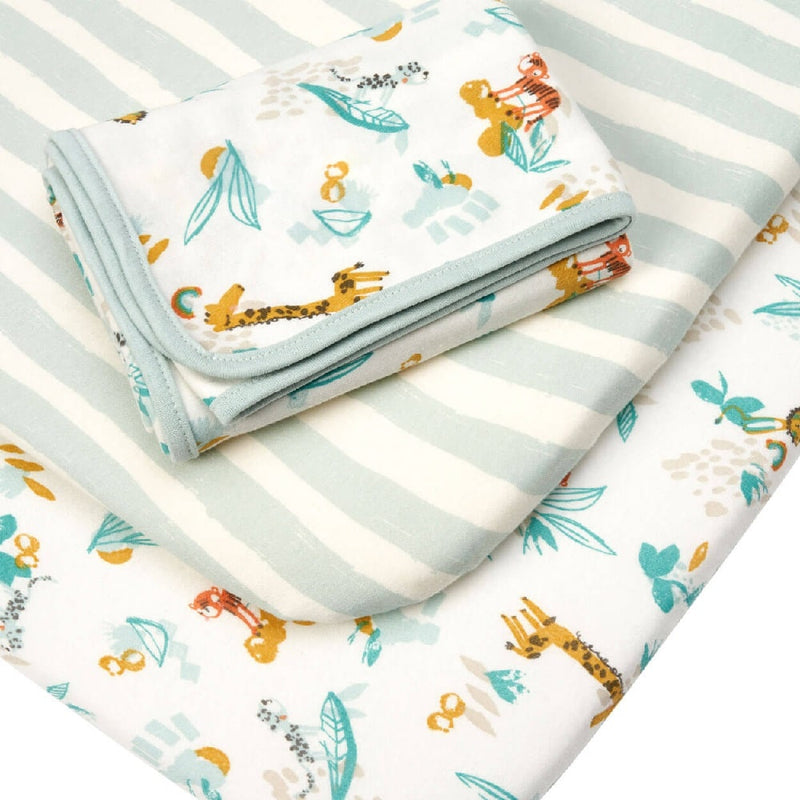 Tutti Bambini Bedside Crib Starter Pack - Run Wild