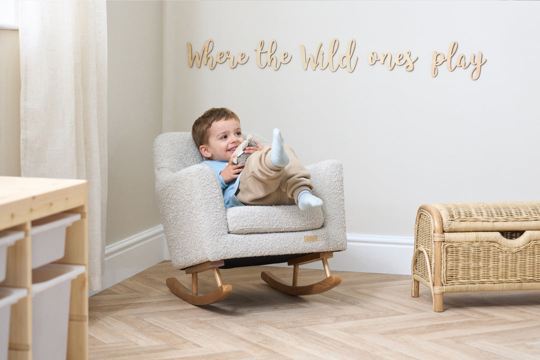 Tutti Bambini Jonah Mini Me Children's Rocking Chair Mushroom