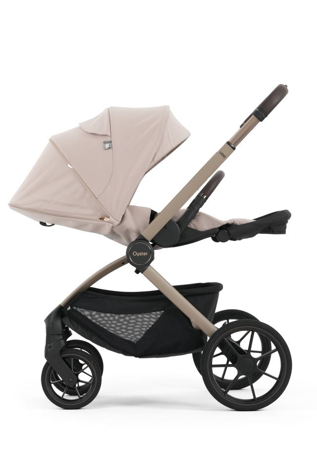 Oyster Vee Stroller Bundle - Vanilla
