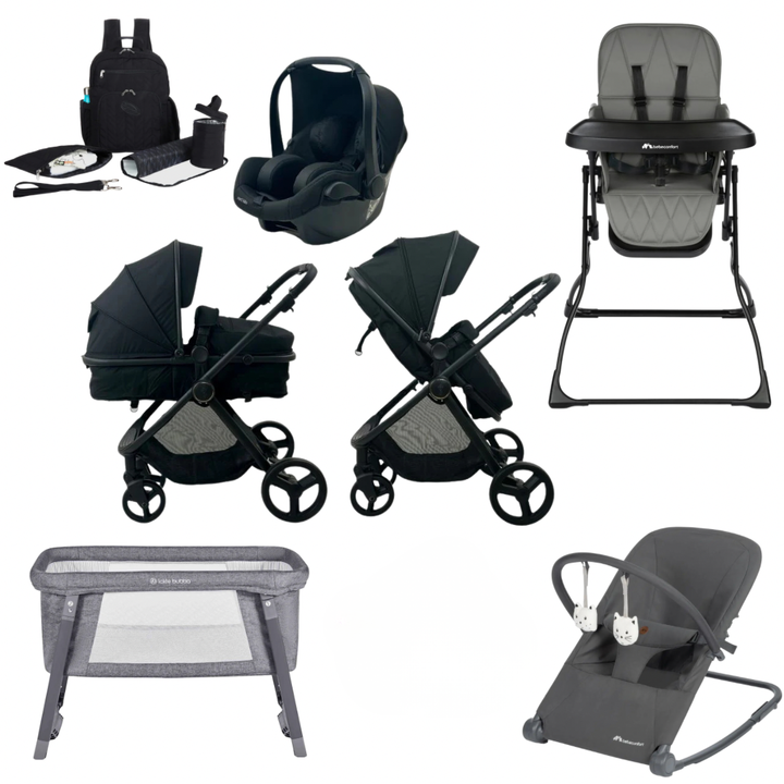 Redkite Pulsar Newborn Ultimate Baby Bundle - Grey