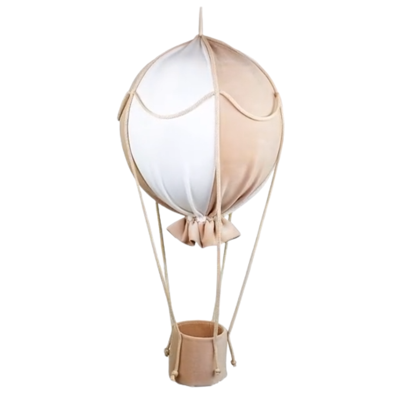 First Baby Decorative Hot Air Balloon Nursery Decoration - Beige