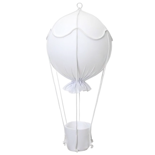 First Baby Decorative Hot Air Balloon Nursery Decoration - White