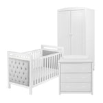 Babymore Velvet Deluxe 3 Piece Nursery Room Set
