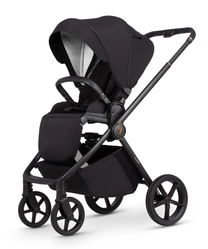 Venicci Claro 3-in-1 Pushchair with Tiago 360 Car Seat and Base Bundle - Noir