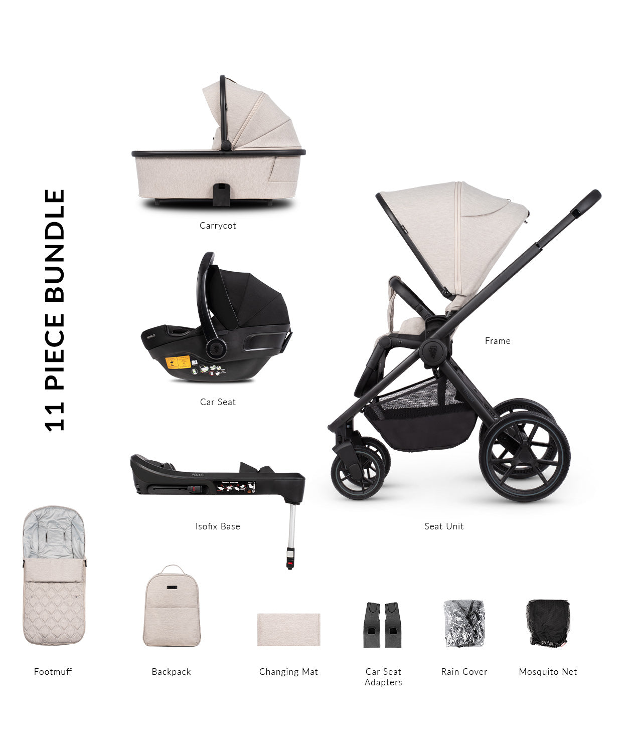 Folding venicci pram online