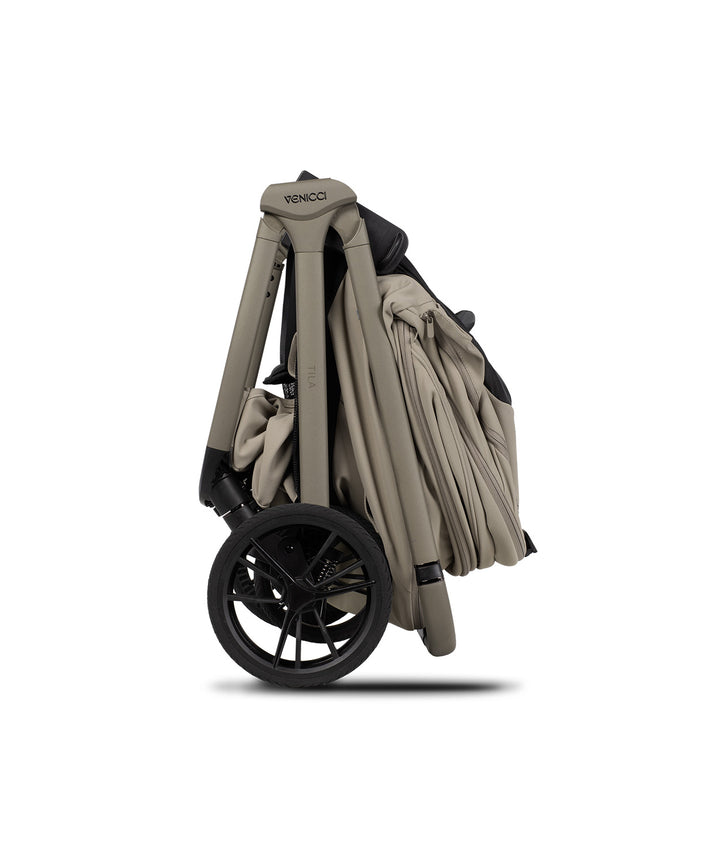 Venicci Tila 11 Piece Travel System Bundle - Latte