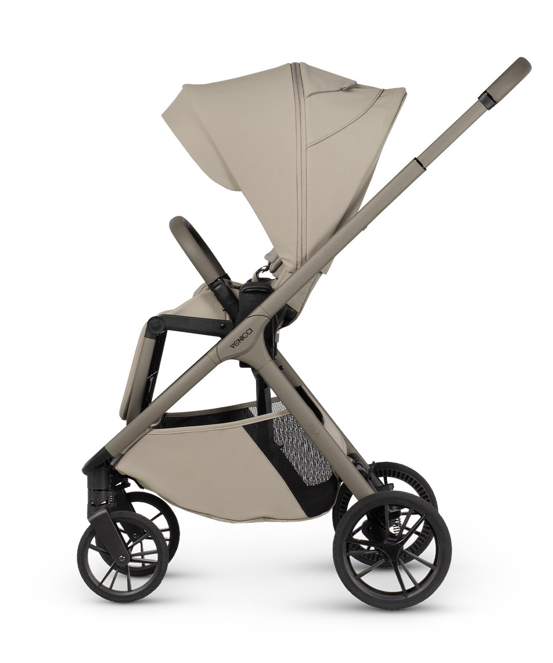 Venicci Tila 11 Piece Travel System Bundle - Latte