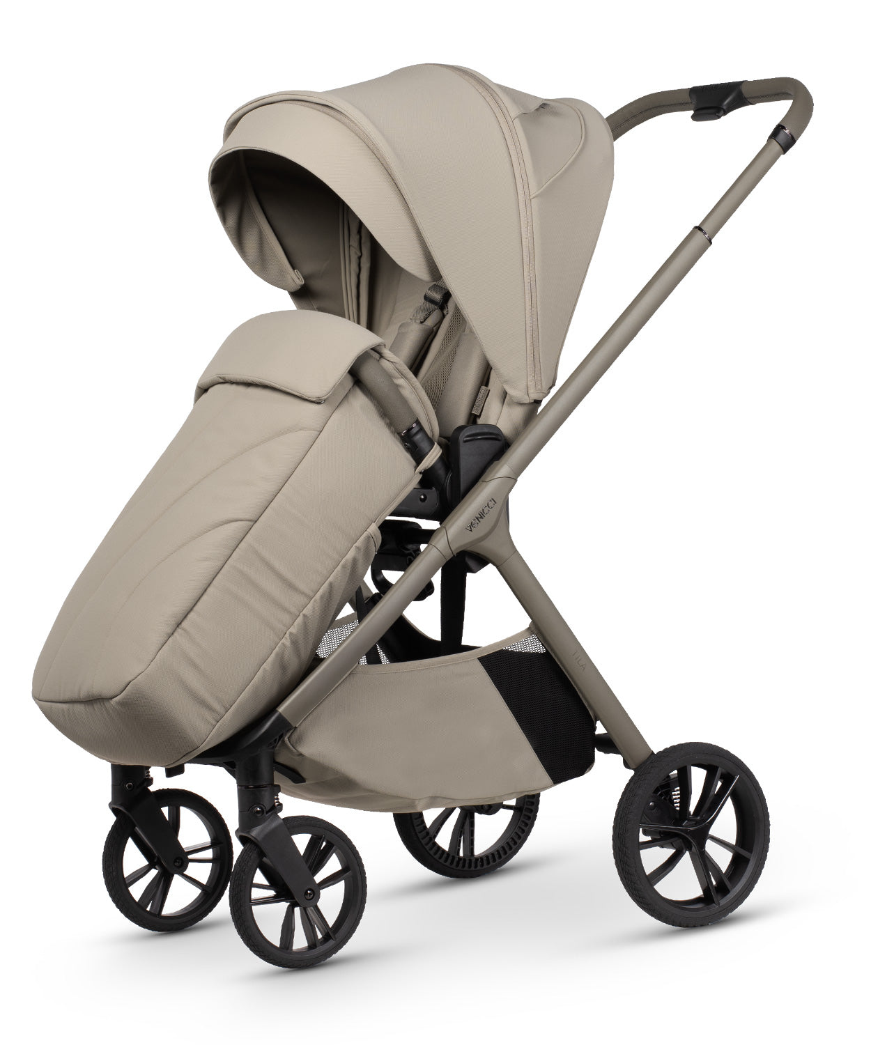 Venicci Tila 11 Piece Travel System Bundle - Latte