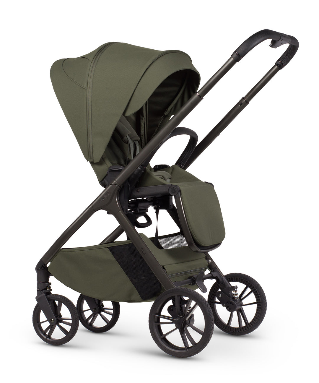 Venicci Tila 11 Piece Travel System Bundle - Olive