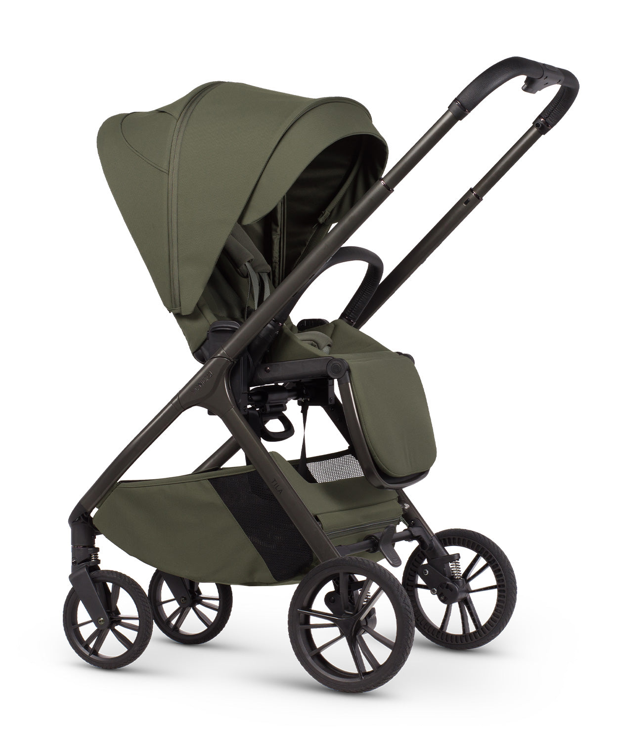 Venicci Tila 13 Piece Luxury Tiago Travel System Bundle - Olive