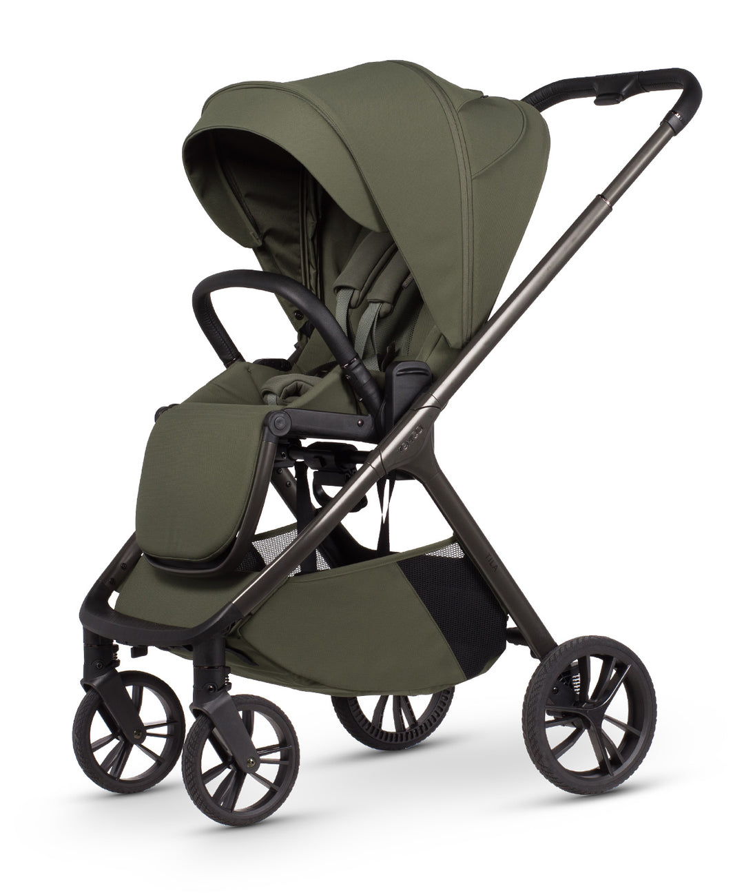 Venicci Tila 11 Piece Travel System Bundle - Olive