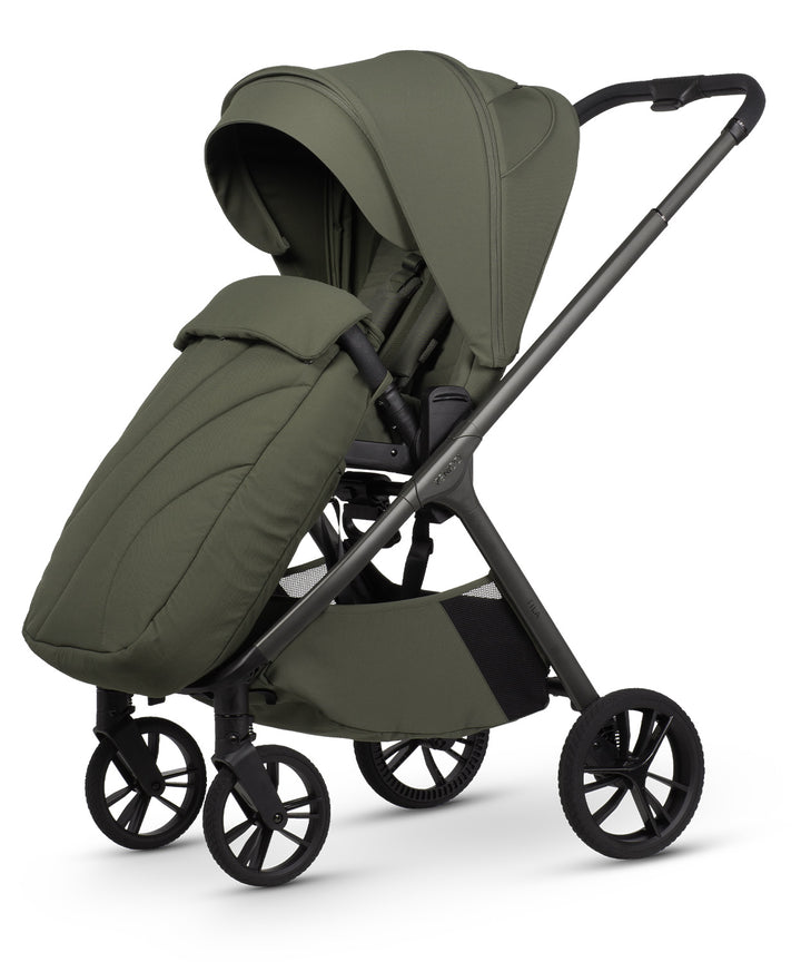 Venicci Tila 11 Piece Travel System Bundle - Olive