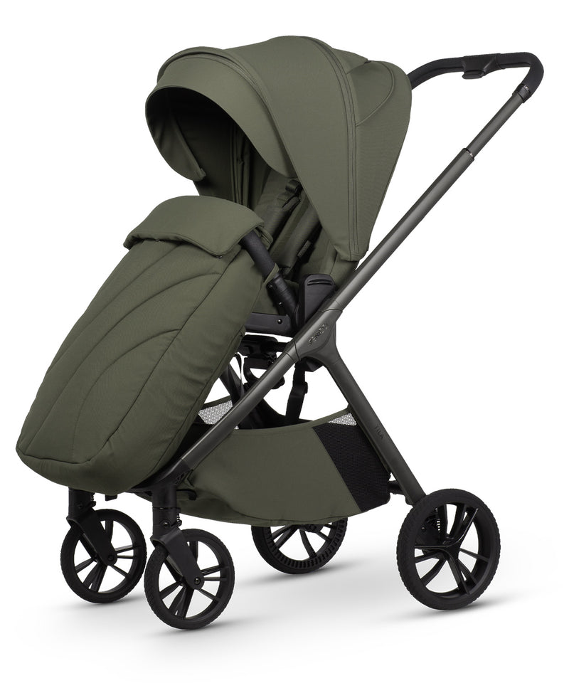 Venicci Tila 13 Piece Luxury Tiago Travel System Bundle - Olive