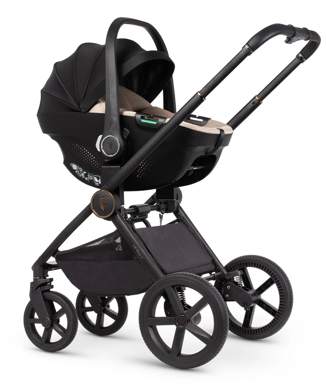 Venicci Upline2 4in1 Travel System Inc 360 Base - Brownie (IN STORE EXCLUSIVE)
