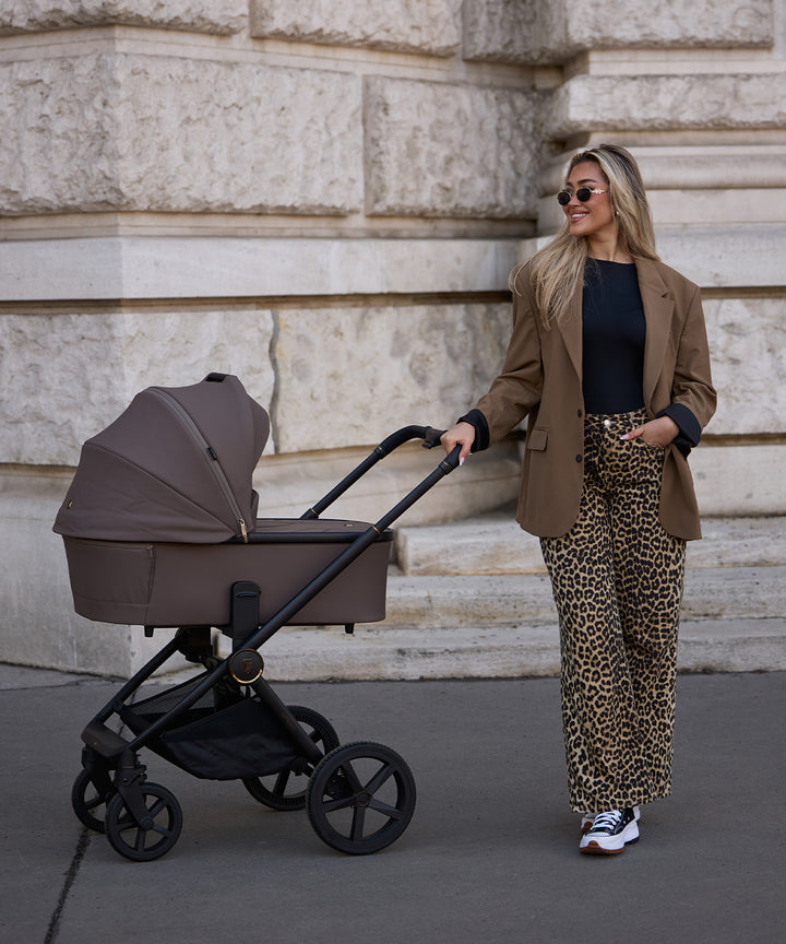 Venicci Upline2 4in1 Travel System Inc 360 Base - Brownie (IN STORE EXCLUSIVE)