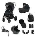 Oyster Vee Travel System Bundle Inc Capsule 360 + Base - Liquorice