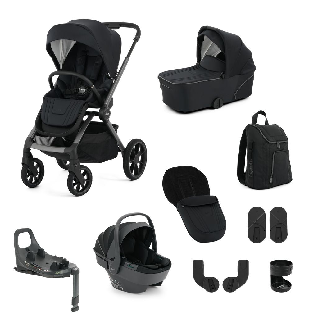 Oyster Vee Travel System Bundle Inc Capsule 360 + Base - Liquorice