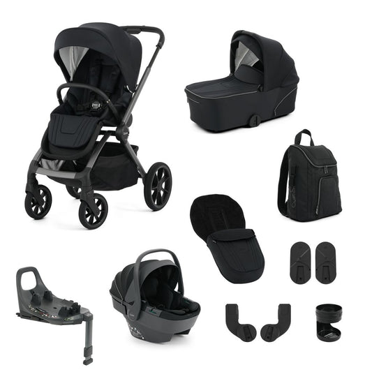 Oyster Vee Travel System Bundle Inc Capsule 360 + Base - Liquorice