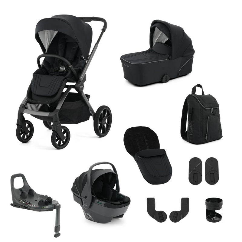 Oyster Vee Travel System Bundle Inc Capsule 360 + Base - Liquorice