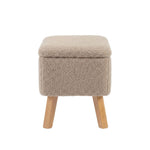 Bebe & Beyond Soother Nursing Chair + Stool – Boucle Collection Biscuit