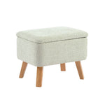 Bebe & Beyond Soother Nursing Chair + Stool – Boucle Collection Sage
