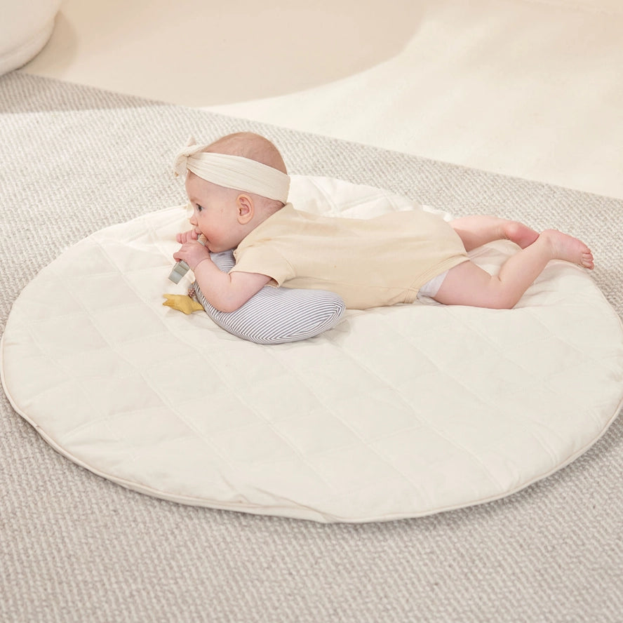 Minidream Baby Play Mat & Gym with Tummy Time Cushion