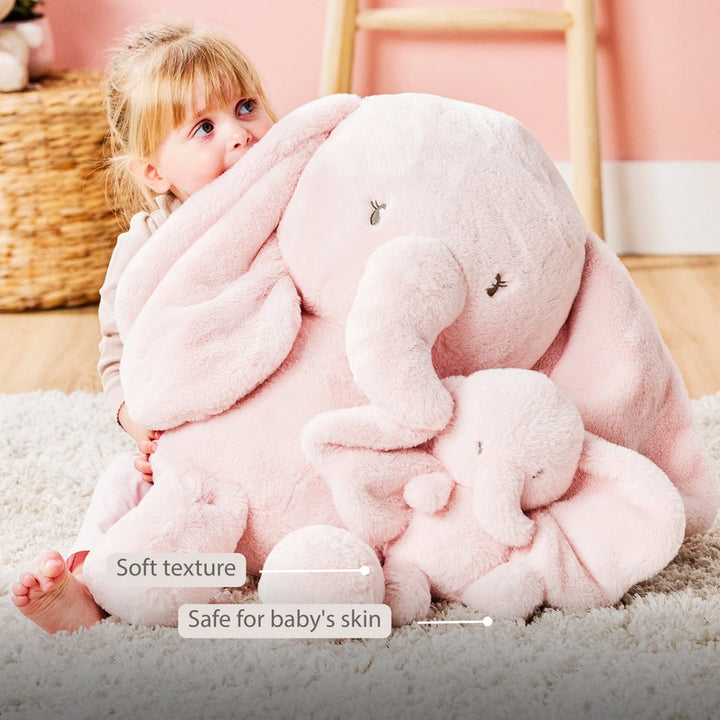 Nattou FanFan Maxi Cuddle Elephant – Pink (60cm)