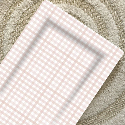 Bobbin & Bumble Standard Changing Mat - Pink Gingham