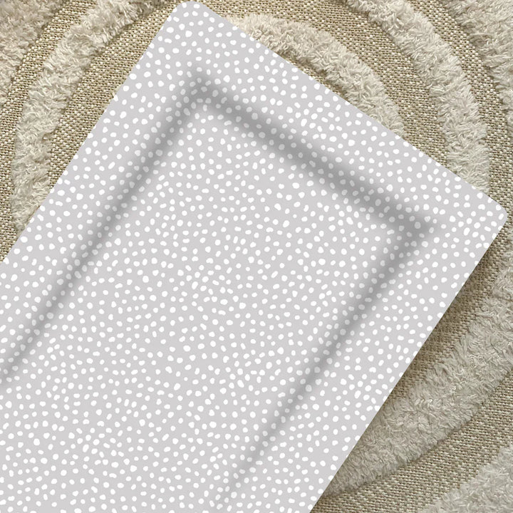 Bobbin & Bumble Standard Changing Mat – Grey Spots Print