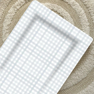 Bobbin & Bumble Standard Changing Mat - Powder Blue Gingham