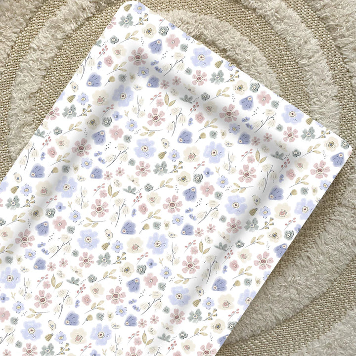 Bobbin & Bumble Standard Changing Mat - Lilac Wildflowers