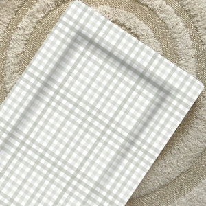Bobbin & Bumble Standard Changing Mat - Sage Green Gingham