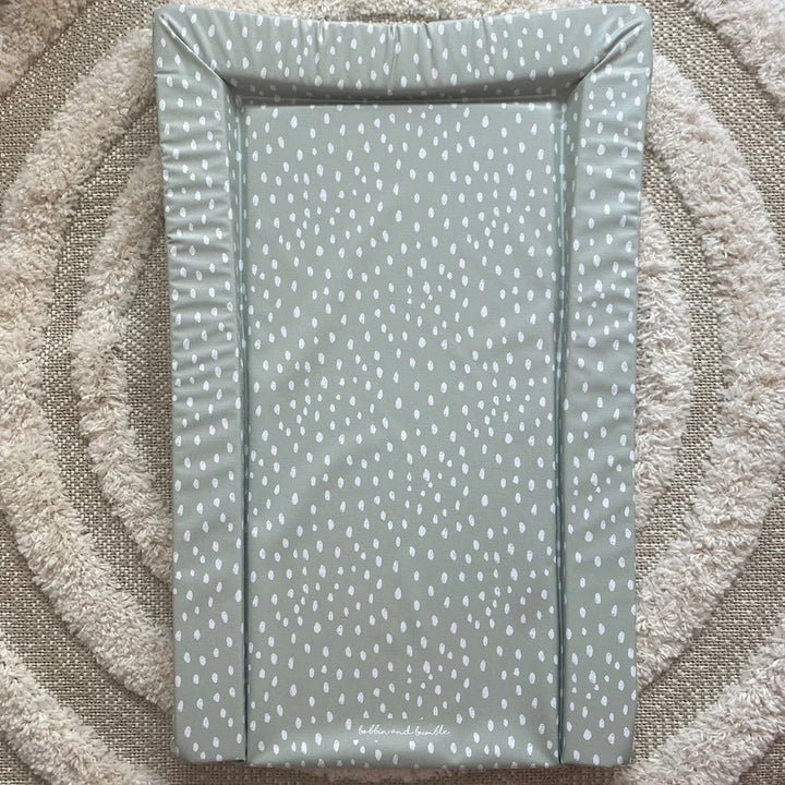 Bobbin & Bumble Standard Changing Mat - Sage Green Spots