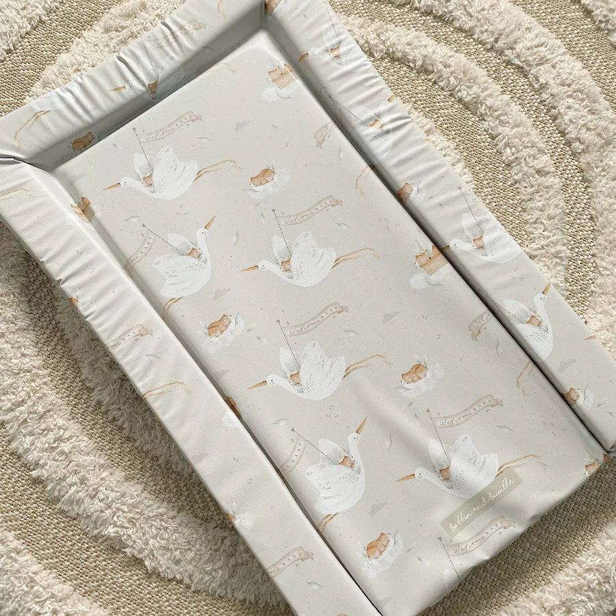 Bobbin & Bumble Standard Changing Mat - Welcome Baby Unisex Print
