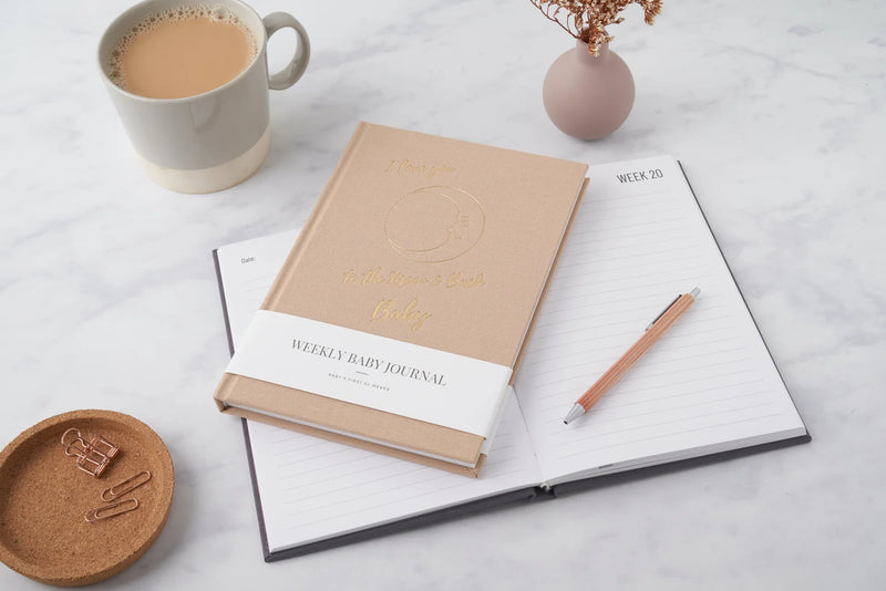 Love You to the Moon and Back Baby Book - Sand