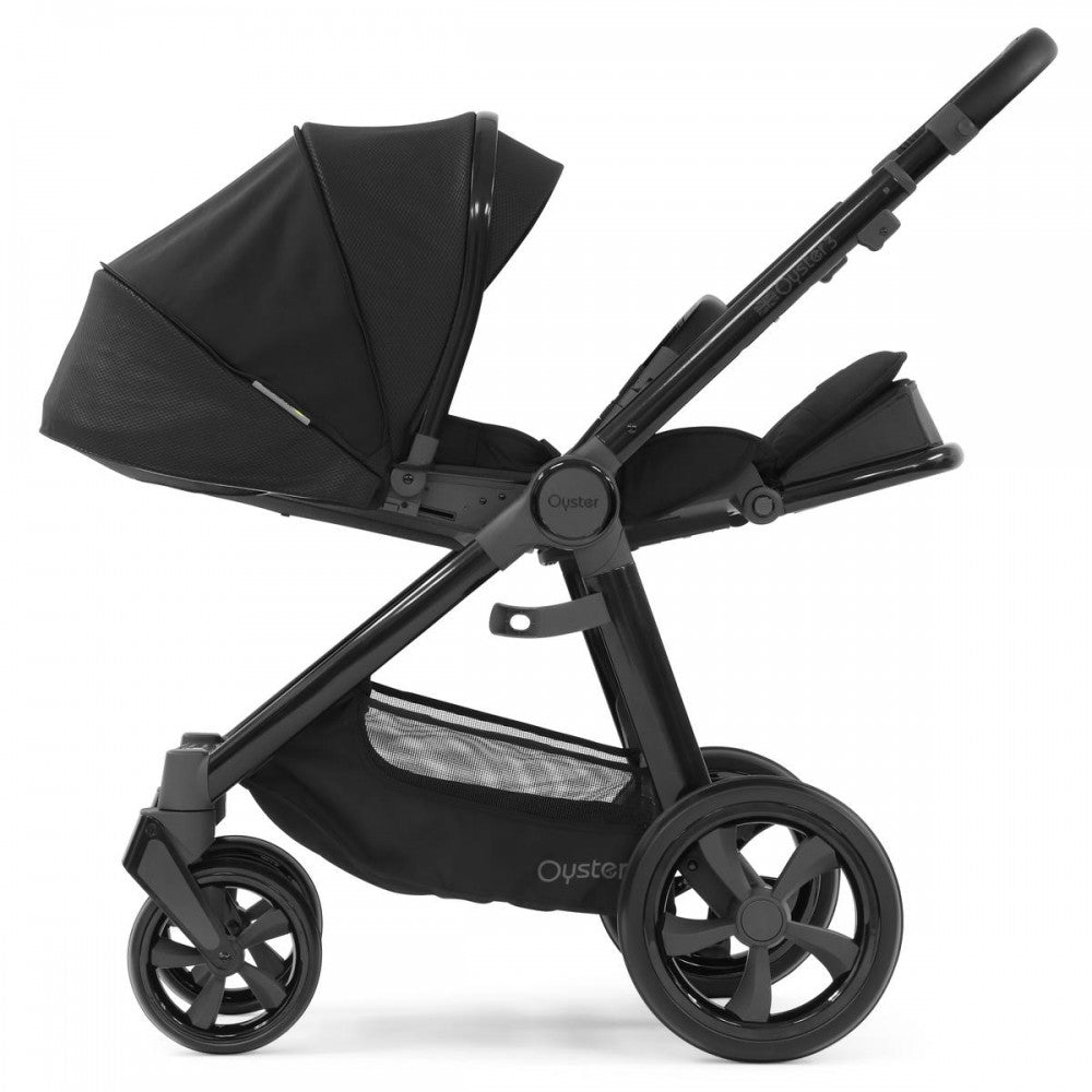 Babystyle Oyster 3 Luxury 7 Piece Package - Black Chassis/Pixel + FREE ORGANISER WORTH £30!