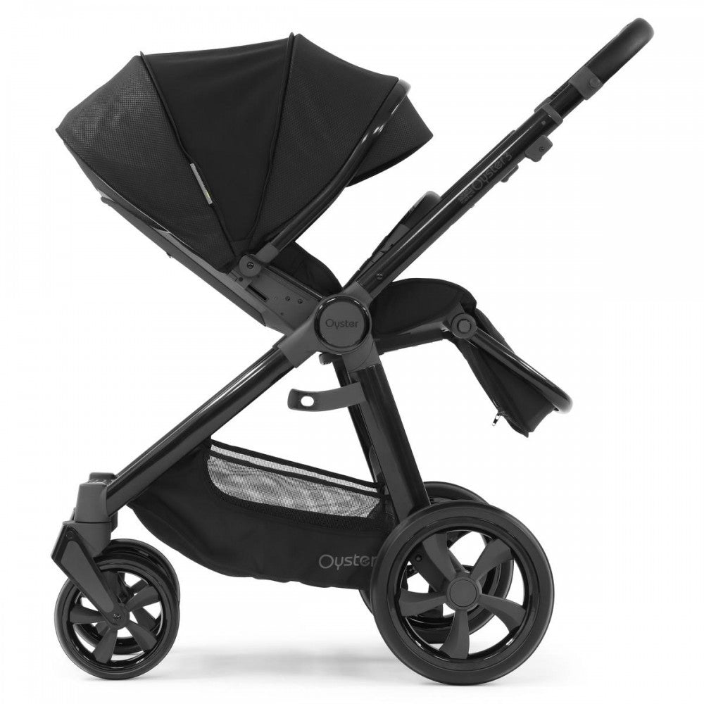 Babystyle Oyster 3 Luxury 7 Piece Package - Black Chassis/Pixel + FREE ORGANISER WORTH £30!