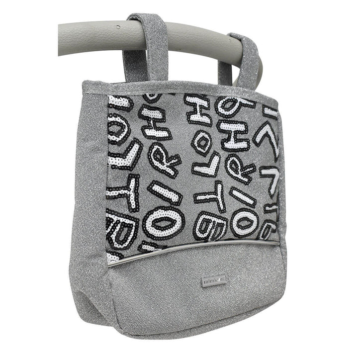 Bebecar Stylo Class Dolls Pram - Grey Letters