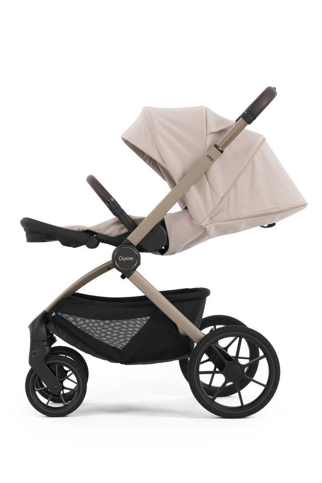 Oyster Vee Stroller Bundle - Vanilla