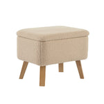 Bebe & Beyond Soother Nursing Chair + Stool – Boucle Collection Oat